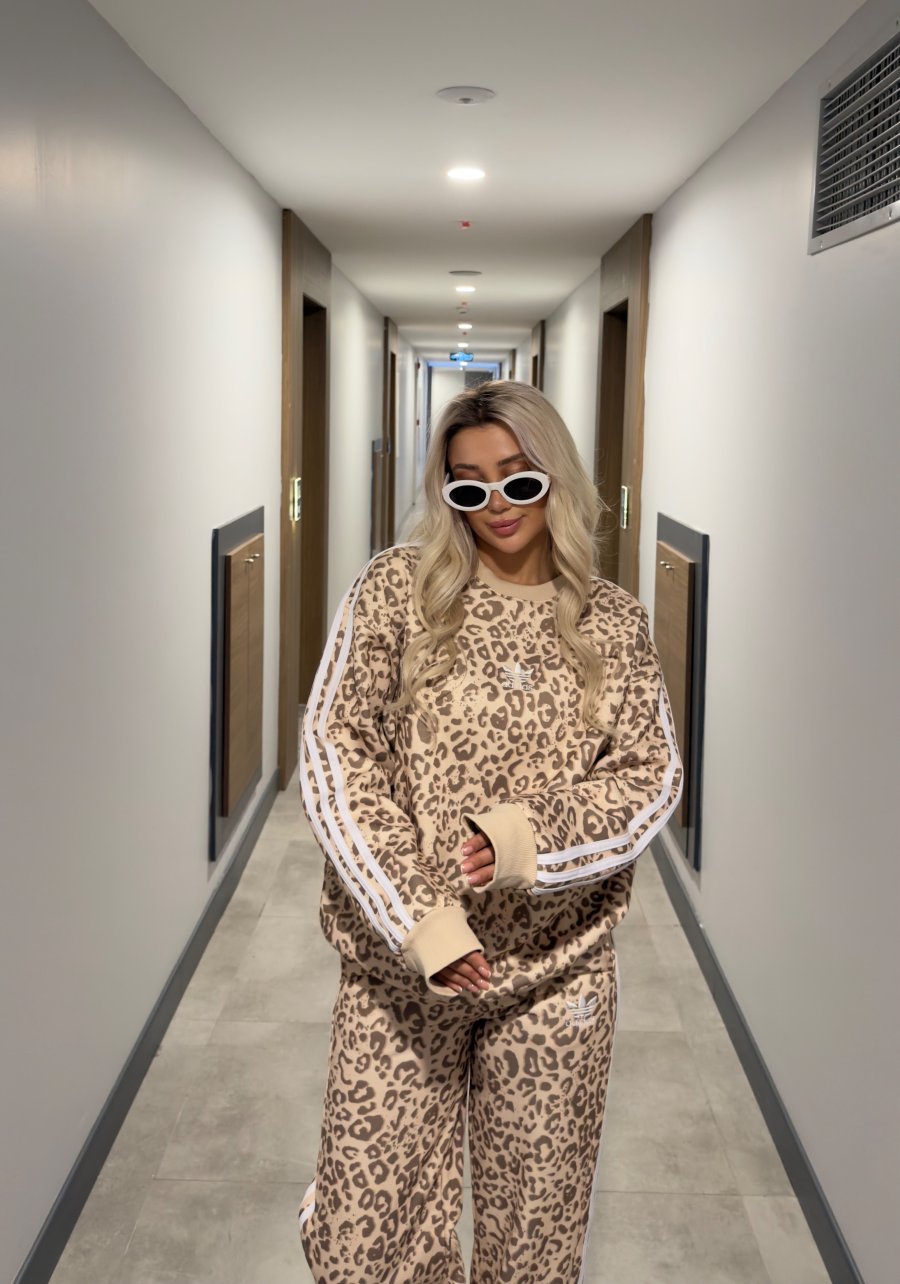 Adidas leopard tracksuit’s