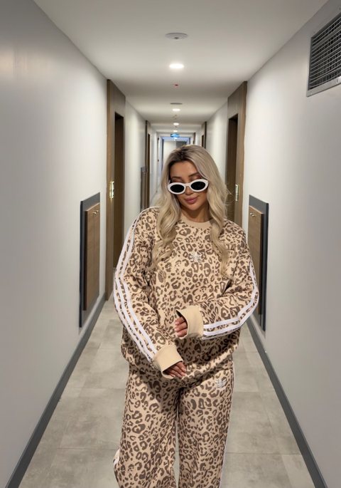 Adidas leopard tracksuit’s